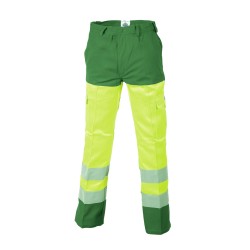 Pantalon Protec II Classe II Magnum Jaune et Vert Prairie