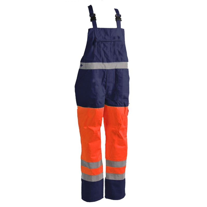 Cotte a Bretelles Protec II Orange et Marine