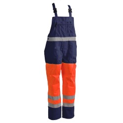 Cotte a Bretelles Protec II Orange et Marine