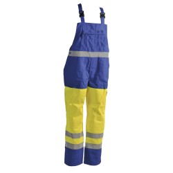 Cotte a Bretelles Protec II Classe II Magnum Jaune Fluo et Bugatti