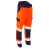 Pantalon FULL Protec HV Magnum Orange fluo et Marine