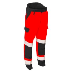 Pantalon FULL Protec HV Hygrovet Kojac Rouge fluo et Anthracite