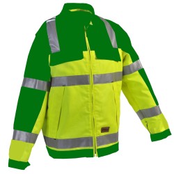 Blouson Sportwear Magnum Jaune fluo et Vert Prairie