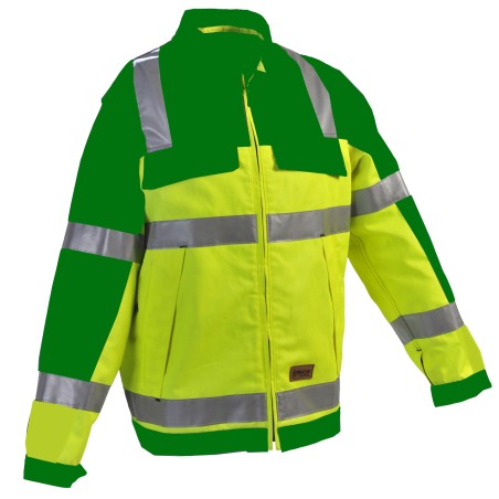 Blouson Sportwear Magnum Jaune fluo et Vert Prairie