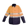 Blouson Protec II Multirisque Orange Fluo et Marine