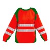Sweat-shirt SUNRISE col rond Rouge fluo et Vert