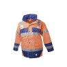 Veste de Pluie Sancy Ref 160 Tissu Lamine Orange fluo et Bugatti