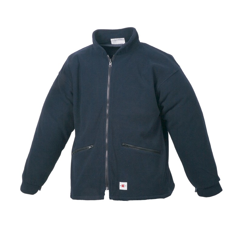 Veste Polaire Ref 210 Tissu Polaire Marine
