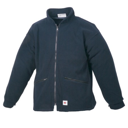 Veste Polaire Ref 210 Tissu Polaire Marine