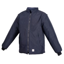 Gilet Chaud Sancy Ref 220 Tissu Lamine Marine