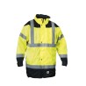 Veste de Pluie TYPHOON Tissu Softy Jaune fluo et Marine