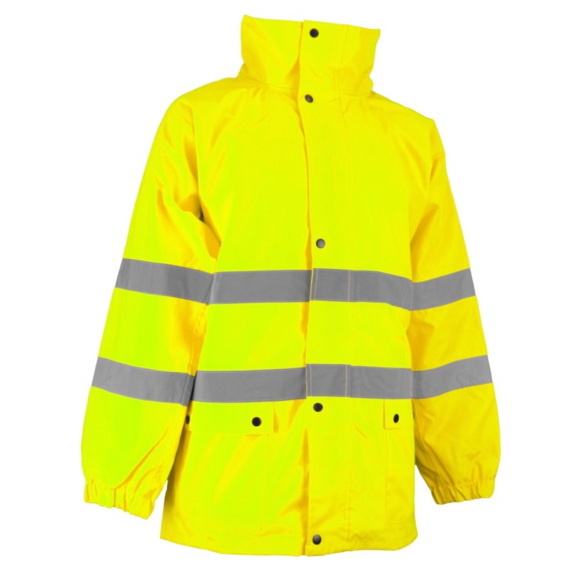 Veste de Pluie TYPHOON Tissu Softy Jaune fluo Uni