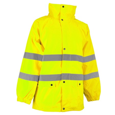 Veste de Pluie TYPHOON Tissu Softy Jaune fluo Uni