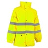 Veste de Pluie TYPHOON Tissu Softy Jaune fluo Uni