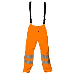 Pantalon de Pluie TYPHOON Ref 320 Tissu Softy Orange fluo Uni