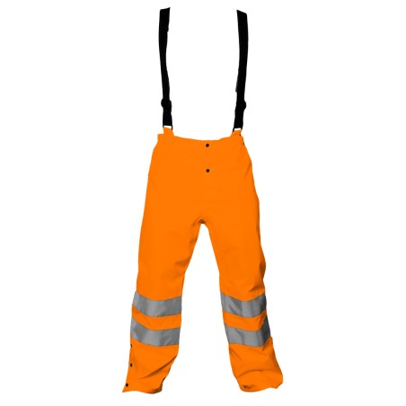 Pantalon de Pluie TYPHOON Ref 320 Tissu Softy Orange fluo Uni