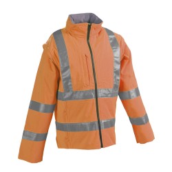 Blouson Softshell Orange Fluo