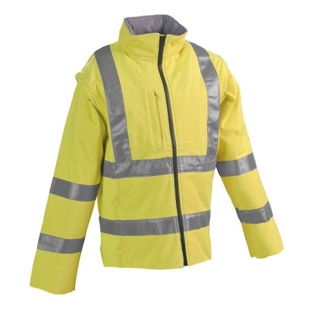 Softshell Coloris Jaune Fluo