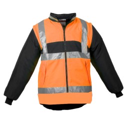 Gilet chaud PKS Multirisques Ref 280 Orange - Marine