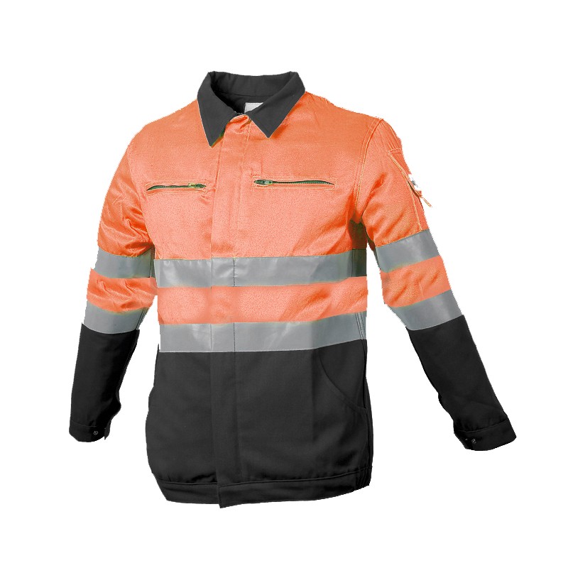Blouson Protec II Classe II Magnum Orange Fluo et Gris Anthracite
