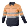 Blouson Protec II Orange Fluo Marine Tissu Magnum