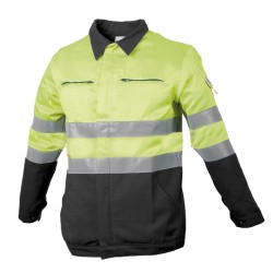 Blouson Protec II Classe II Magnum Jaune Fluo et Anthracite
