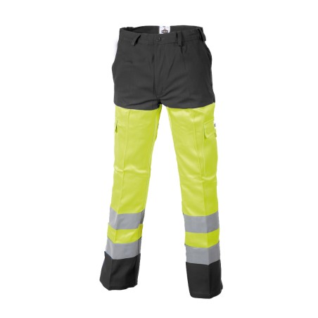 Pantalon Protec II Classe II Magnum Jaune Fluo et Anthracite