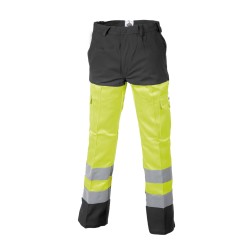 Pantalon Protec II Classe II Magnum Jaune Fluo et Anthracite